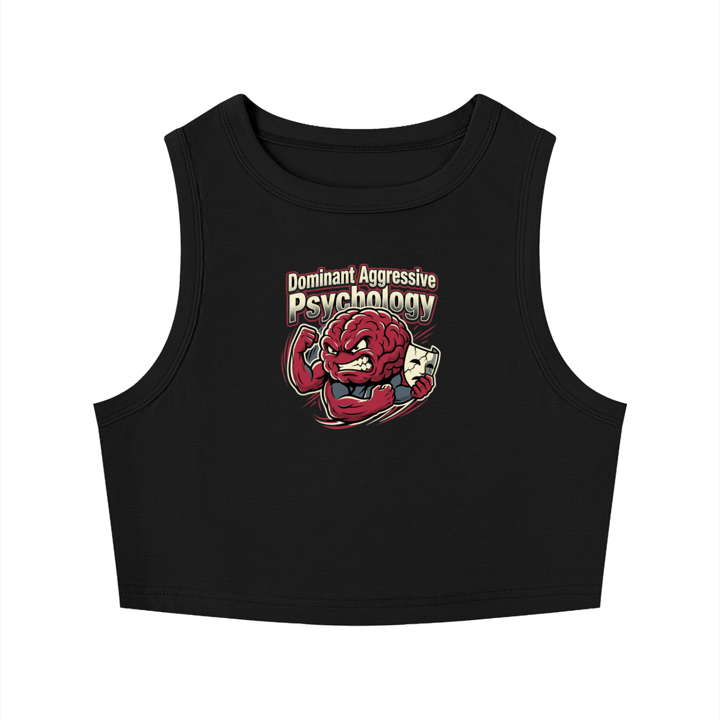 Women's Tight Crewneck Crop Tank Top