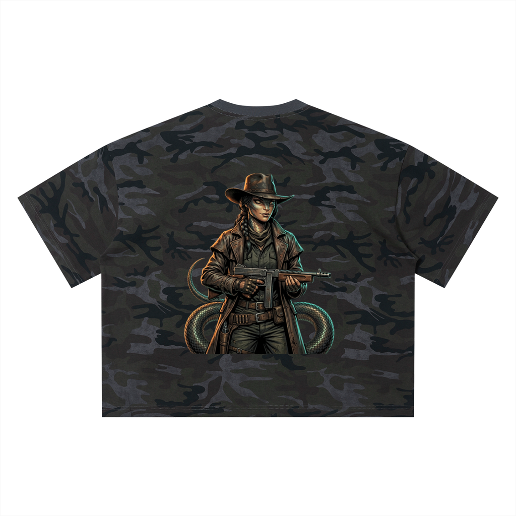 Python professional Unisex Camo Boxy T-Shirt