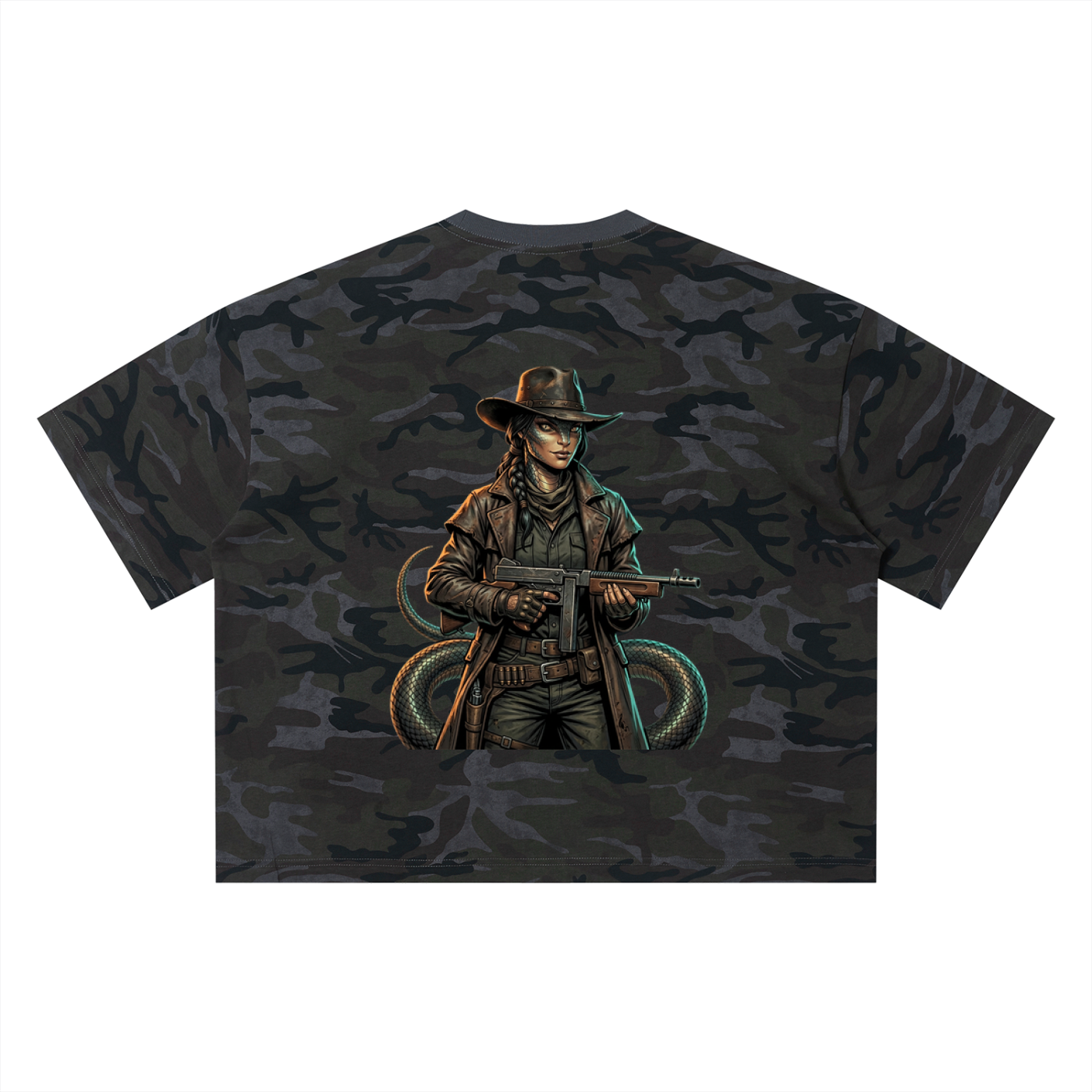 Python professional Unisex Camo Boxy T-Shirt