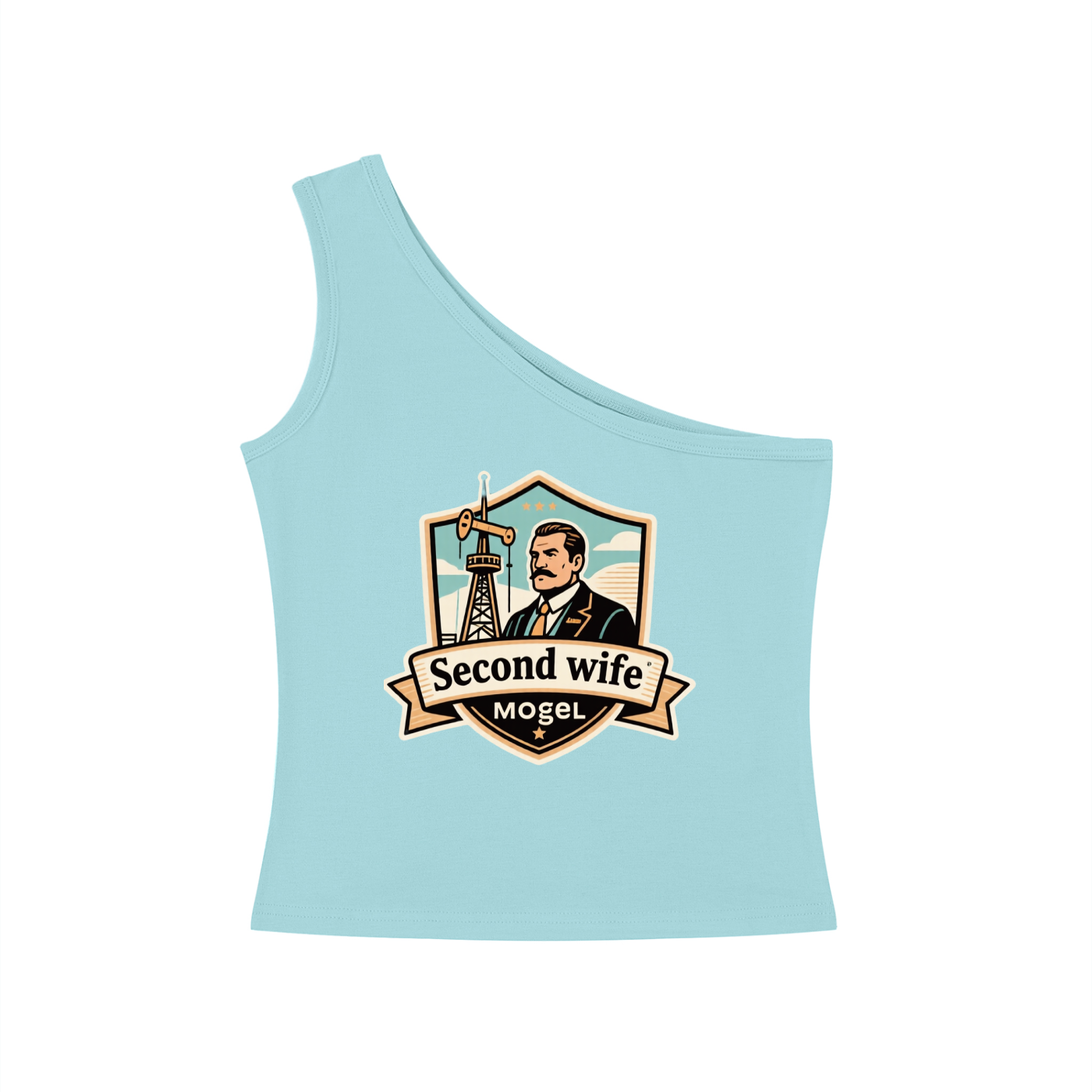 Women's One-Shoulder Crop T-Shirt