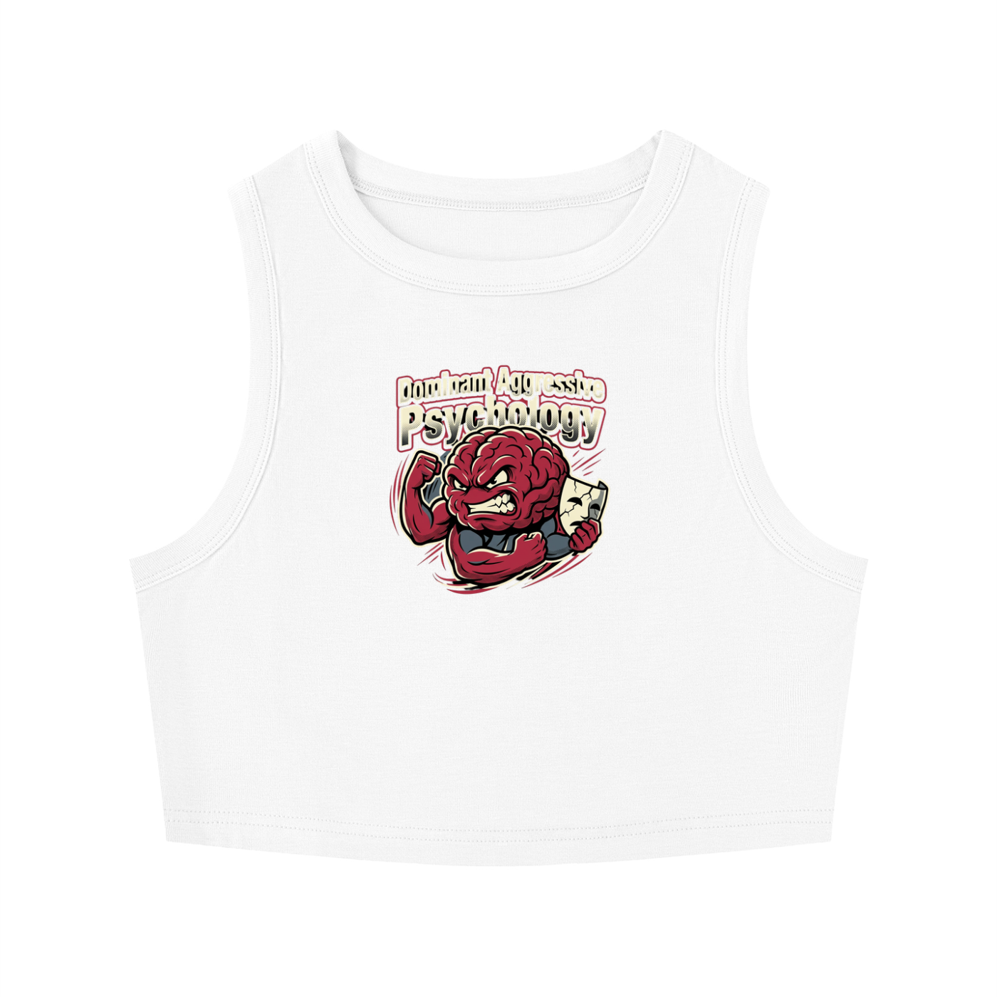 Women's Tight Crewneck Crop Tank Top