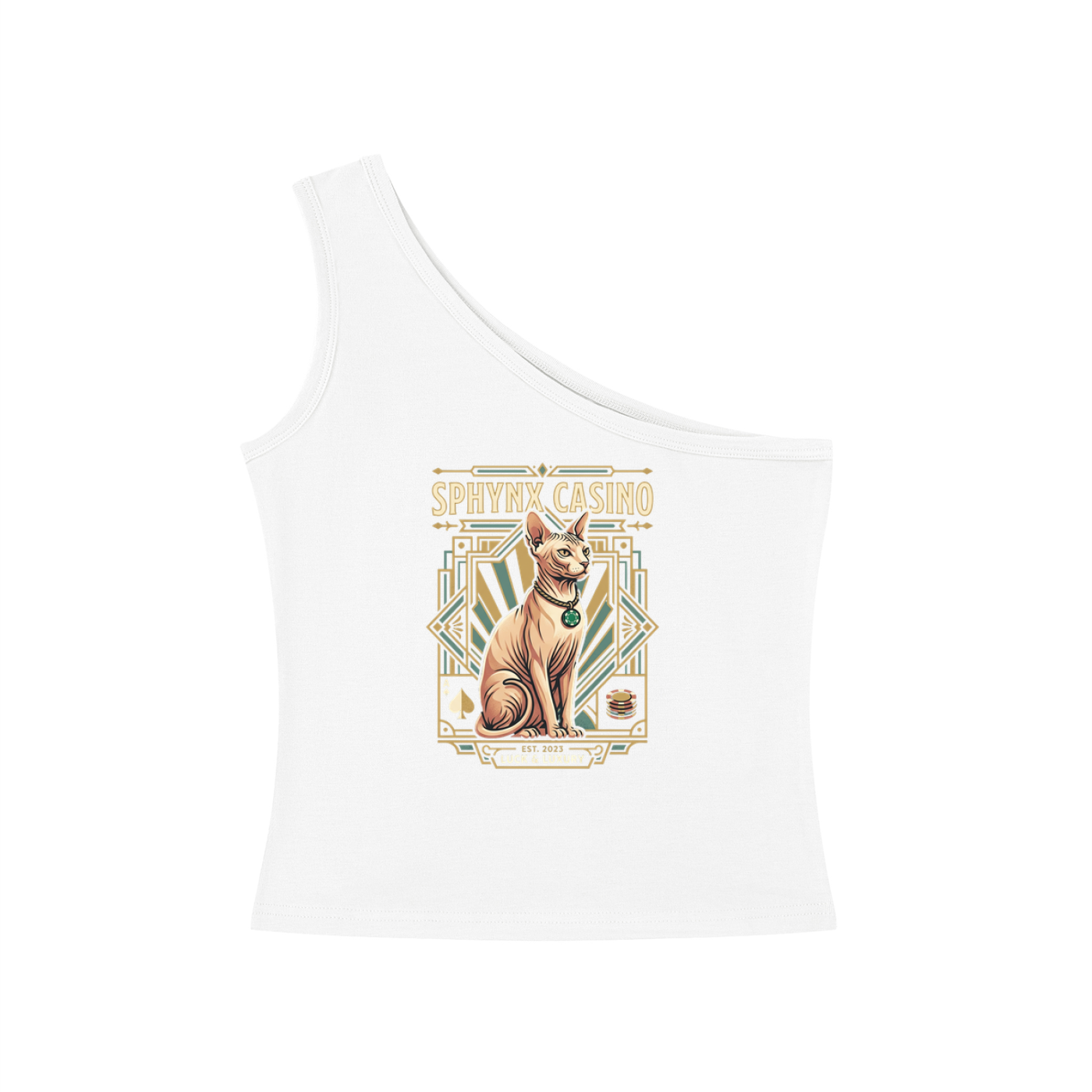 Women's One-Shoulder Crop T-Shirt