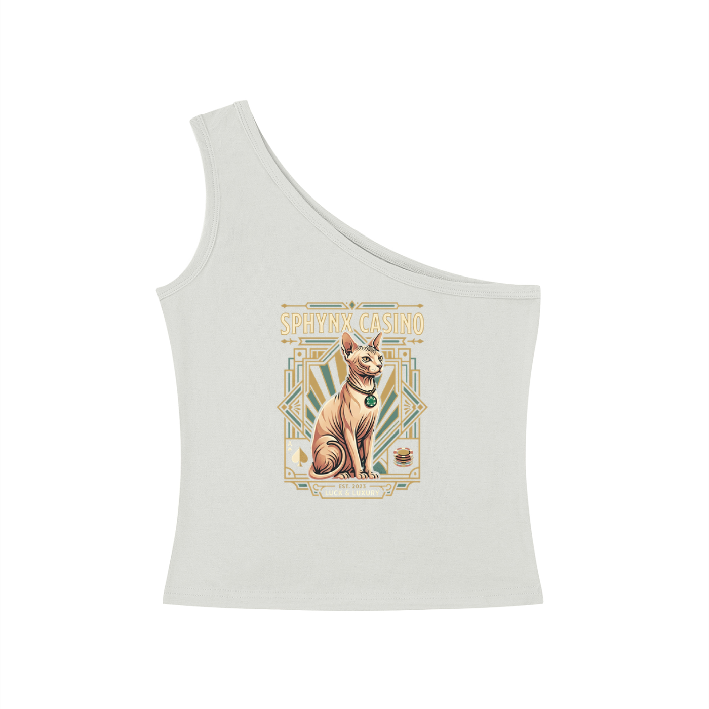 Women's One-Shoulder Crop T-Shirt