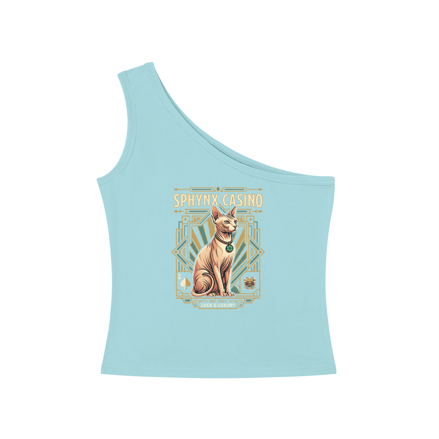 Women's One-Shoulder Crop T-Shirt