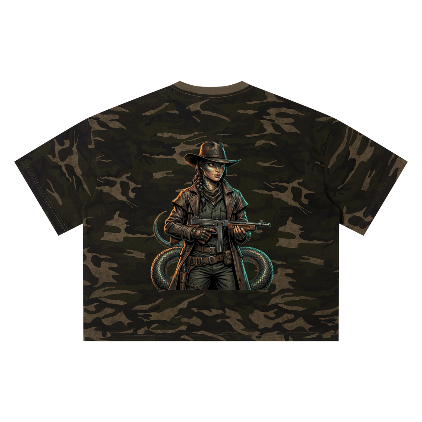Python professional Unisex Camo Boxy T-Shirt