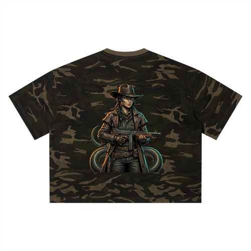 Python professional Unisex Camo Boxy T-Shirt